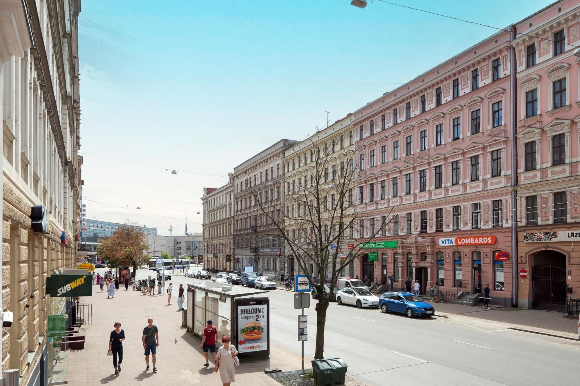 Lovely Studio Apartment In The Heart Of Riga Kültér fotó
